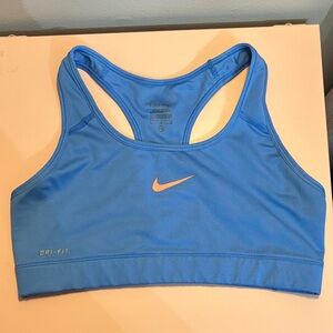 Nike Women's Dri-FIT Blue Sports Bra